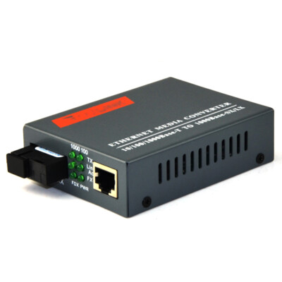 Медиаконвертер HTB-GS-03 (single-mode, SC, 100/1000Mb, до 20км, 1310/1550nm) купить по самой низкой цене