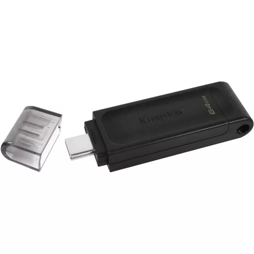 USB-C 3.2 gen1 FLASH DRIVE 64Gb KINGSTON DT 70 (DT70/64GB) купить по самой низкой цене