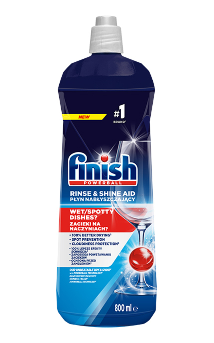 Ополаскиватель для посудомоечной машины FINISH 800ML RINSE and SHINE AID 048353 купить по самой низкой цене