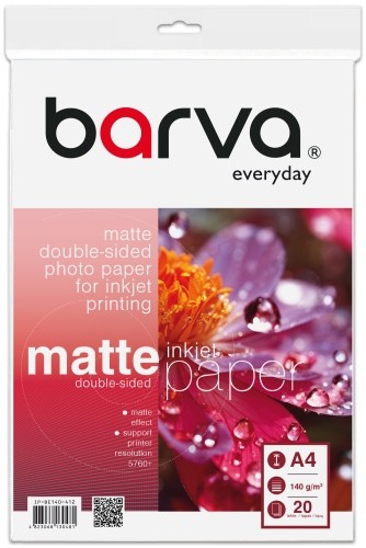Бумага A4 BARVA Everyday (20л., 140г/м2, матовая, двусторонняя) (IP-BE140-412) купить по самой низкой цене