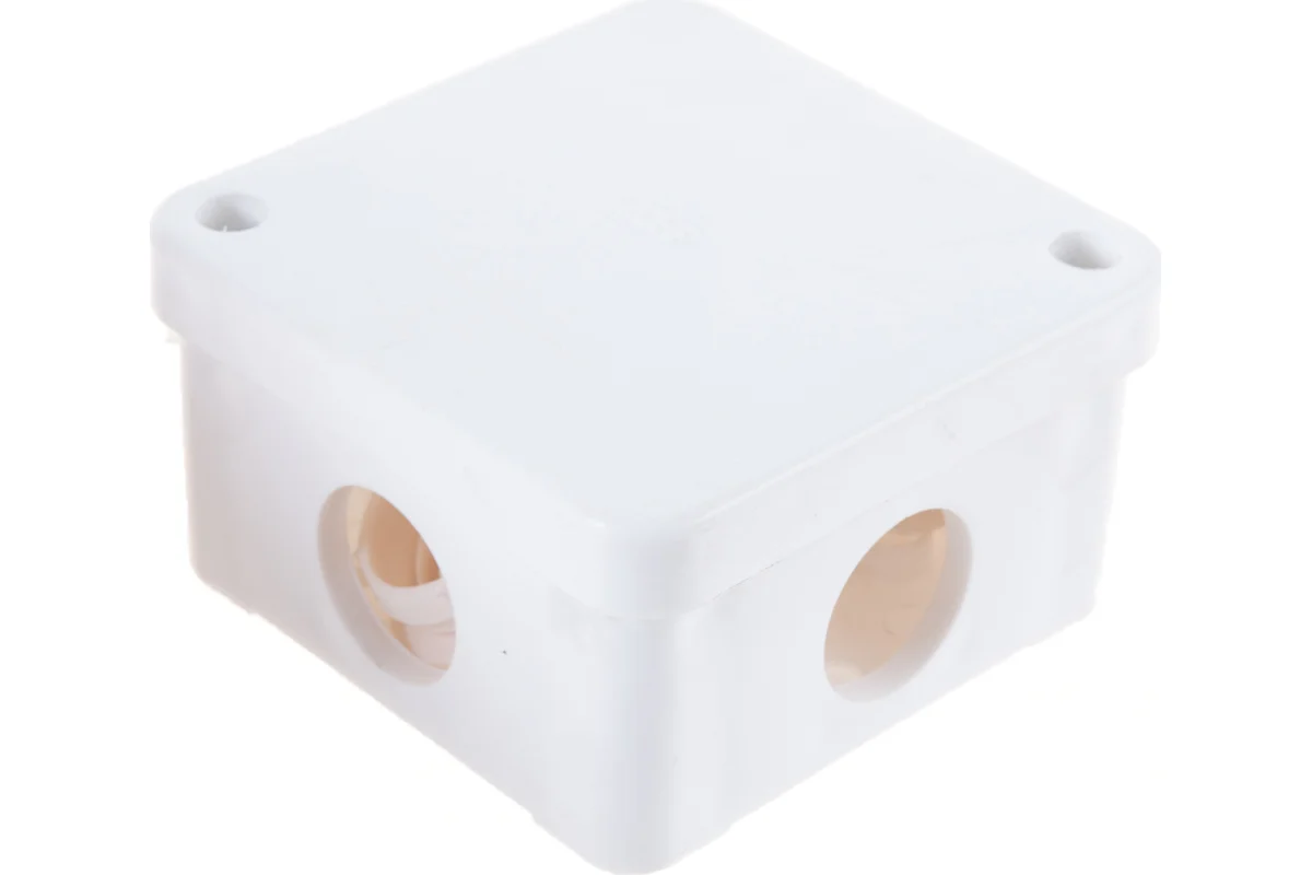 Распределительная коробка КЭМ 3-10-4 (БелТИЗ), внешняя, квадратная 91x91x44, белая купить по самой низкой цене