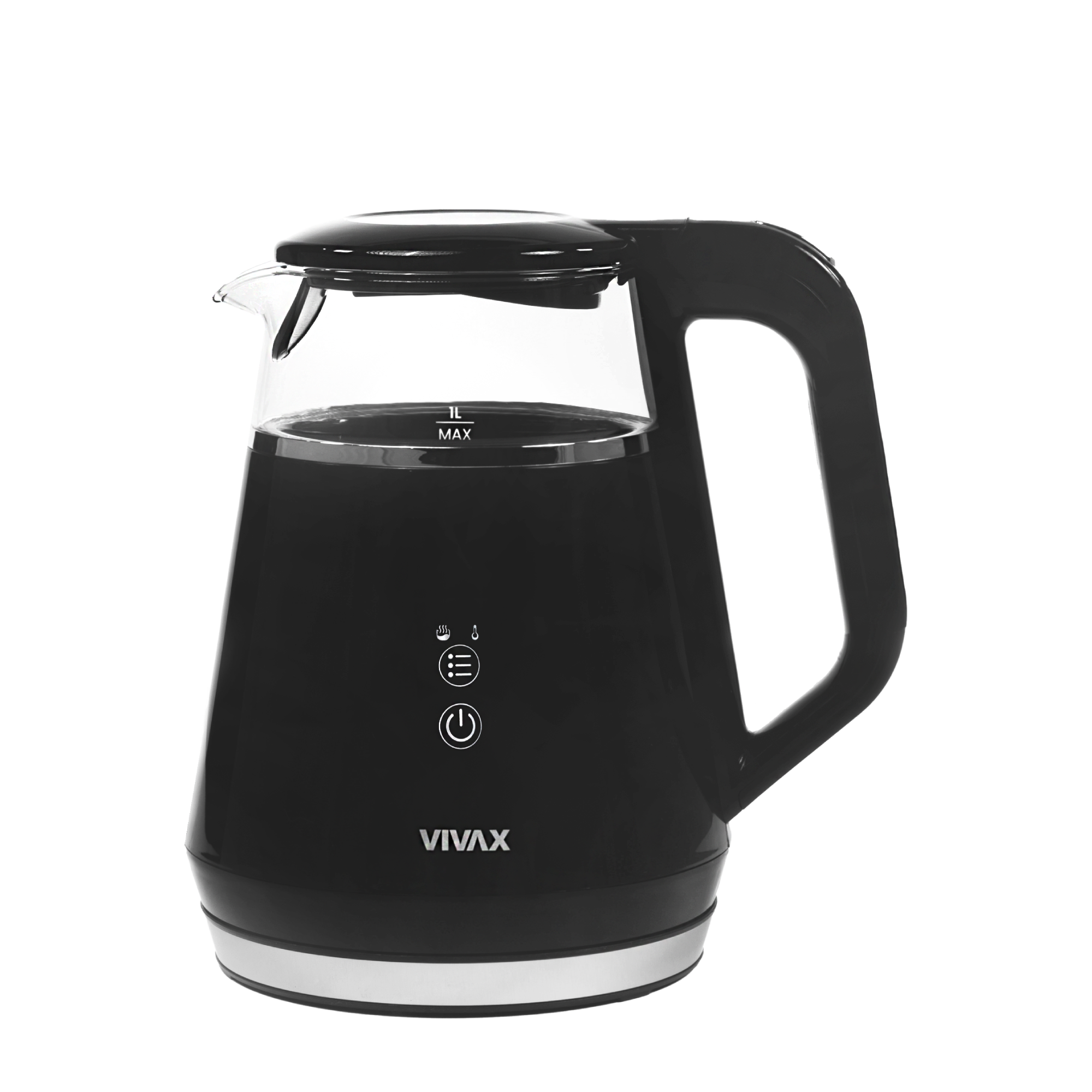 Электрочайник VIVAX HOME WH-100DB (1л, 1.1кВт) BLACK   0001336257 купить по самой низкой цене