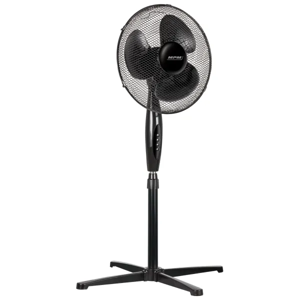 Вентилятор напольн.  MPM MWP-15/C (36см/44Вт) Black купить по самой низкой цене