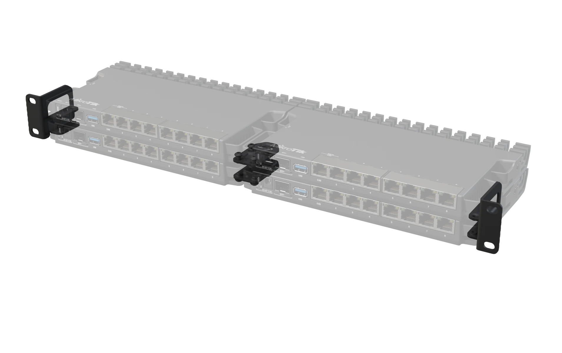 Комплект (Mikrotik RB5009 rackmount kit K-79) для монтажа устройств RB5009 в стойки 1U купить по самой низкой цене
