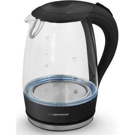 Электрочайник Esperanza Salto Angel EKK011K (1.7л, 2200Вт, пластик/стекло, подсветка) чёрн. купить по самой низкой цене