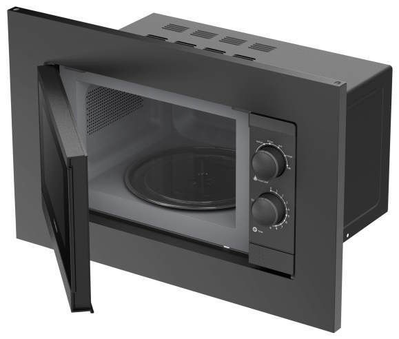 Микроволновая печь встраиваемая Hansa AMGB20M1BH BLACK 20л, микроволн. 800Вт. купить по самой низкой цене