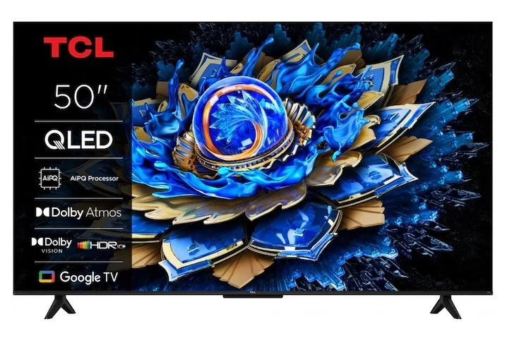 50' Телевизор QLED TCL 50T69C SmTV, UHD 4K, Lan/WiFi/BT, HDR10+, C/S2/T2, Google TV купить по самой низкой цене