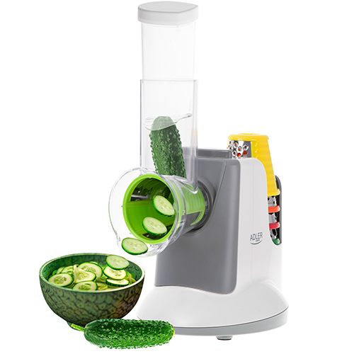 Овощерезка/Терка электрическая Adler AD 4815 (150Вт, 5 насадок) купить по самой низкой цене