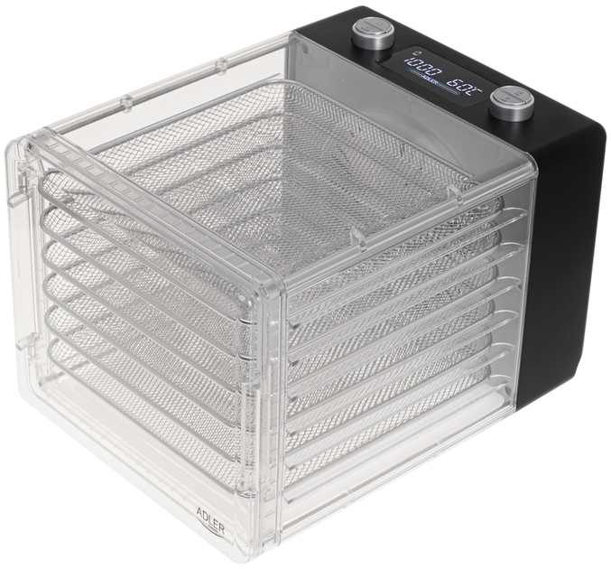 Сушилка для овощей и фруктов ADLER AD-6660 (600Вт, 6 поддон, регулировка температуры сушки) купить по самой низкой цене