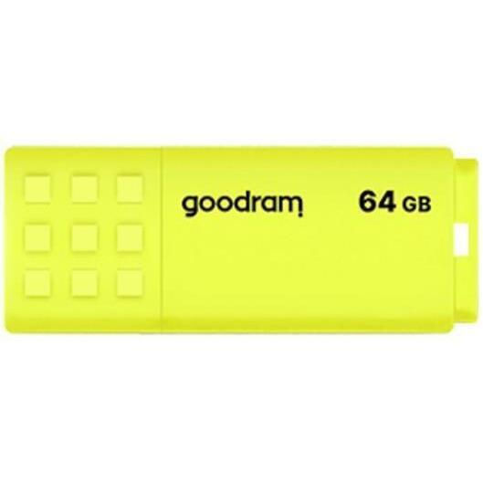 USB 2.0 FLASH DRIVE 64Gb GOODRAM Pendrive UME2 (UME2-0640Y0R11) Yellow купить по самой низкой цене