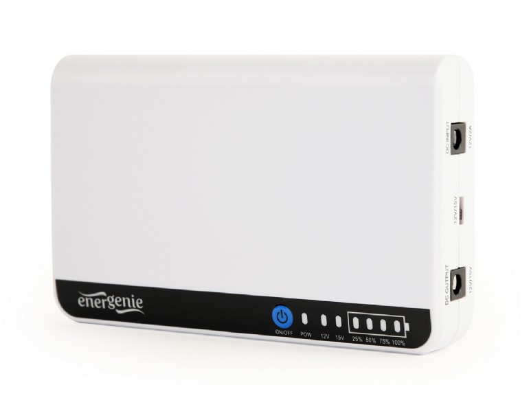 Блок UPS GEMBIRD EG-UPS-DC18 (вход 12V VDC, выход 12V DC/1.5A или 15V DC/1.2A +/- 5%, max 18W) White купить по самой низкой цене