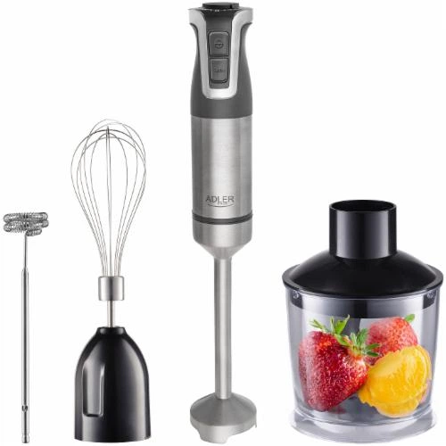 Блендер Adler AD 4627 (погружн, 1800W, 20 скоростей, турбо режим) Inox/Gray купить по самой низкой цене