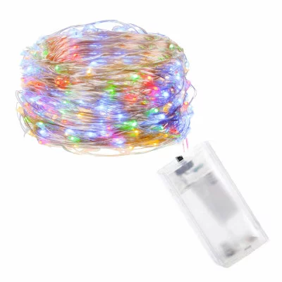 Гирлянда ёлочная Springos (CL0008) 1.9м, 20 светодиодов, многоцветная, на батарейках 2xАА купить по самой низкой цене