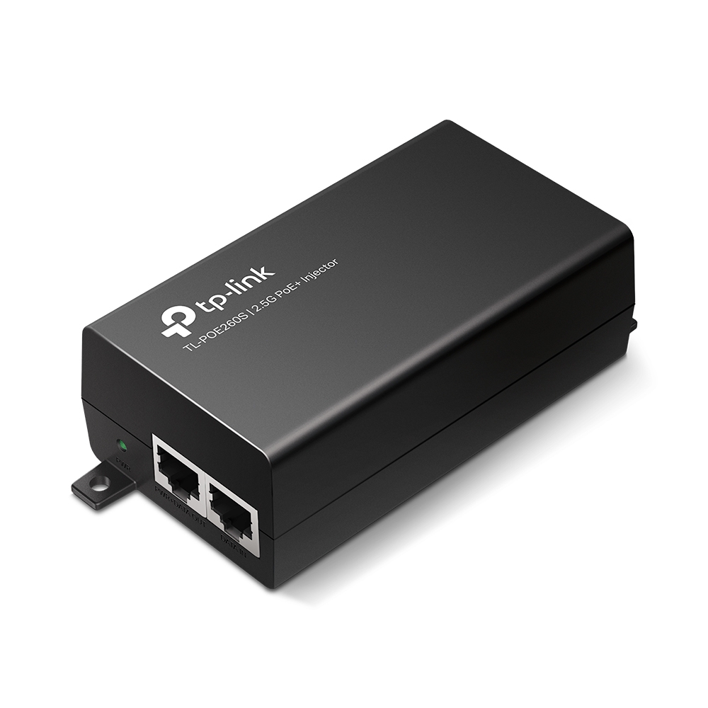 Инжектор PoE TP-Link (TL-POE260S) IEEE 802.3i/u/ab/af/at 30Вт, 2р.RJ45 10/100/1000Мбит/с, 2.5G PoE, Input:240V купить по самой низкой цене