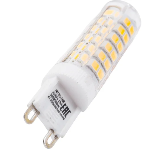 Лампа светодиодная BELLIGHT G9, 230V, 7Вт, 3000K, 600Lm, капсула купить по самой низкой цене