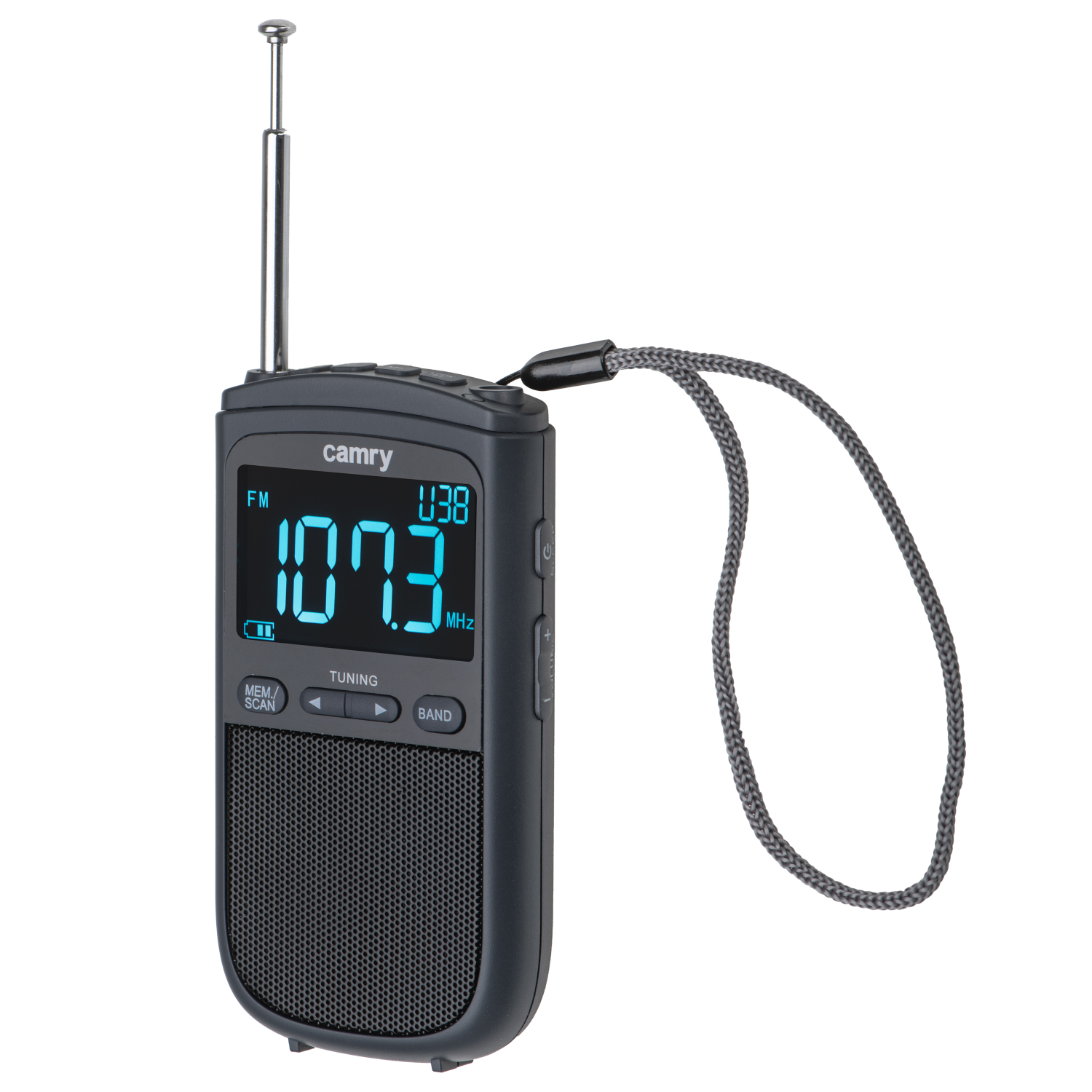 Радиоприемник Camry CR 1905 Portable mini radio (FM/AM, будильник, дисплей, 900mAh) купить по самой низкой цене