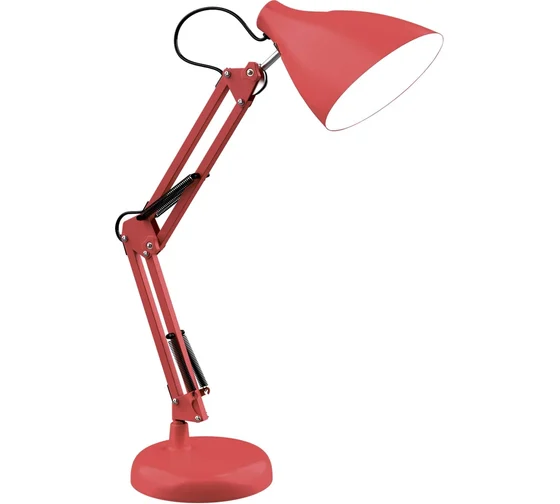 Светильник настольный GAUSS (GT0034) GTL003 60W 220-240V E27 красный струбцина и основание купить по самой низкой цене