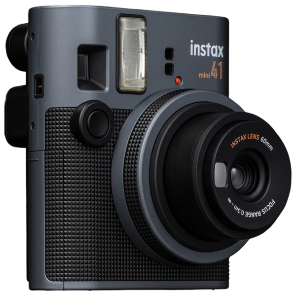 Фотоаппарат мгновенной печати  INSTANT INSTAX MINI 41 BLACK FUJIFILM, размер фотокарточ. 62x46мм купить по самой низкой цене
