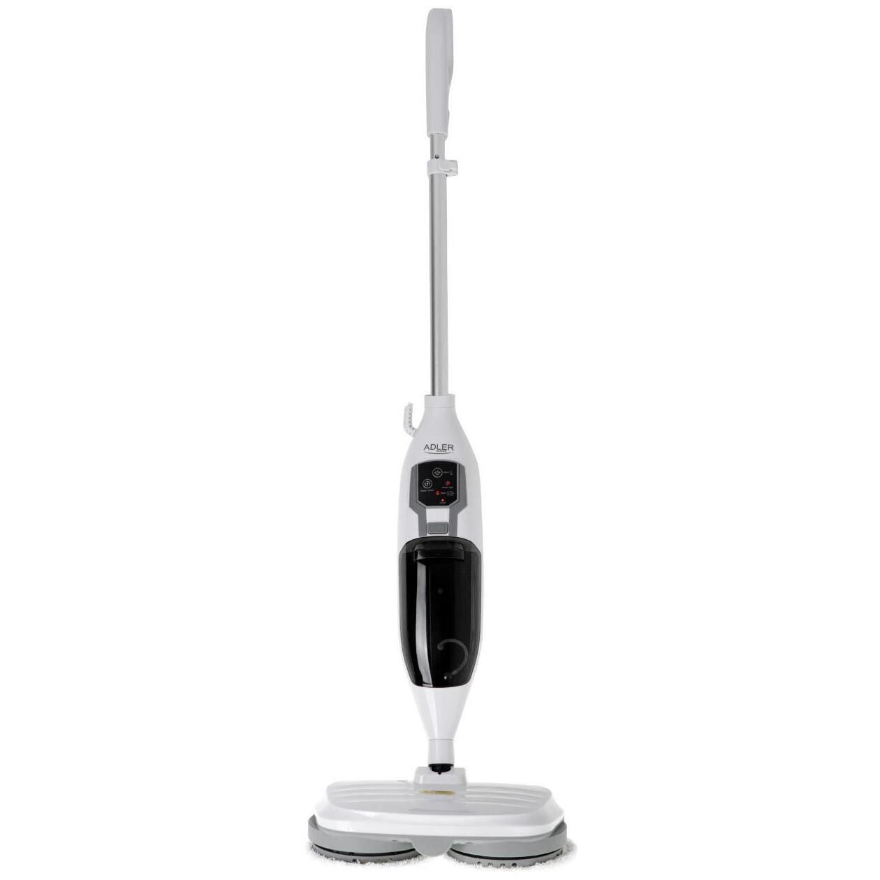 Швабра паровая Adler AD 7052 (1300Вт, бак 0.55л) для чистки плитки, ламината, паркета, 3 режима пара купить по самой низкой цене