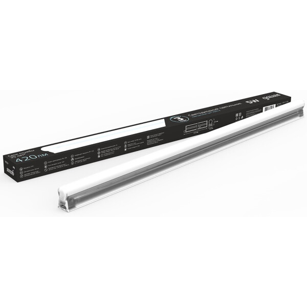 Светильник линейный LED GAUSS TL (130511205) 5W, 420lm, 4000K, матовый, 311х25х36мм, IP20 купить по самой низкой цене