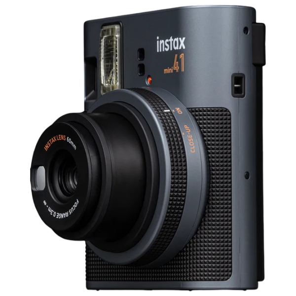 Фотоаппарат мгновенной печати  INSTANT INSTAX MINI 41 BLACK FUJIFILM, размер фотокарточ. 62x46мм купить по самой низкой цене
