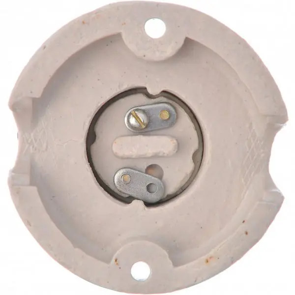 Патрон потолочный E27 ГОСТ керамич. бел. E27 ФпК-04 купить по самой низкой цене