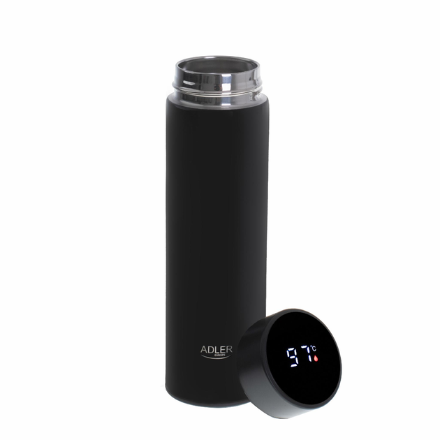 Термос Adler AD 4506bk (black, 473мл, дисплей, индикатор предосторожности, фильтр) Термос Adler AD 4506bk (black, 473мл, дисплей, индикатор предосторожности, фильтр) купить по самой низкой цене