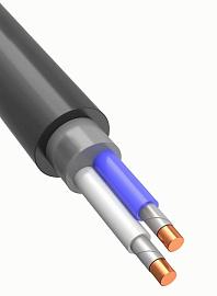 Кабель силовой (Молдавкабель) ВВГнг (А) 2х2.5 ок (N) - 0.66кВ (1м.) круглый купить по самой низкой цене