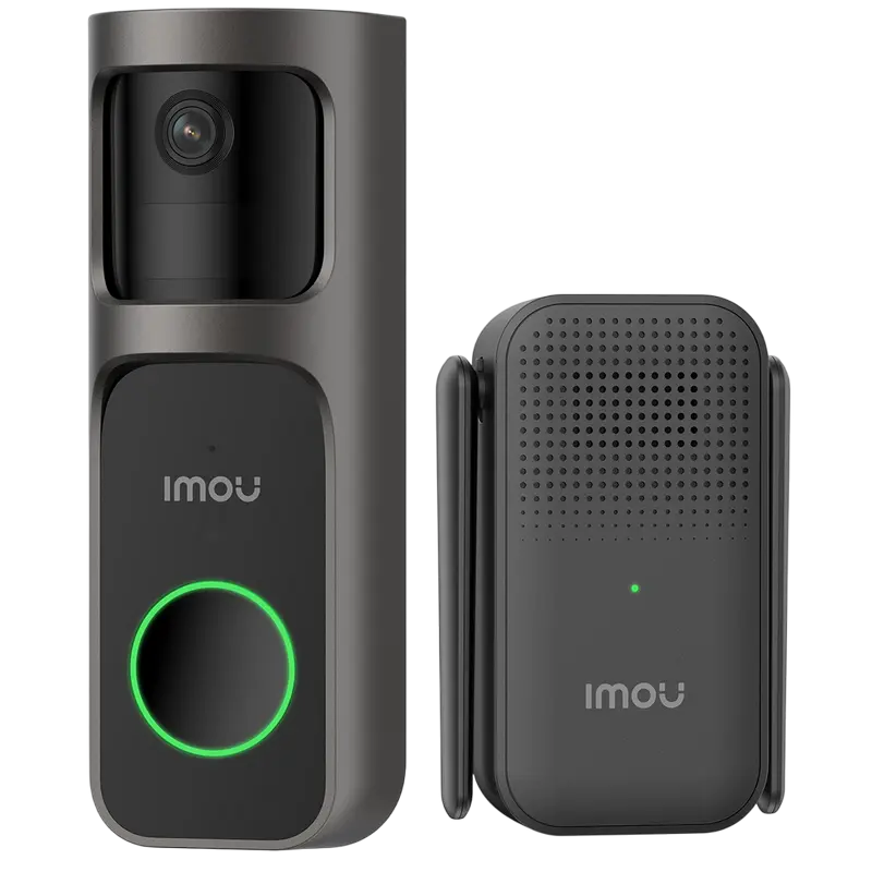Беспроводной дверной звонок (Kit Black) IMOU (DB-2SP-3T0W/DS2S) Wi-Fi 2,4 ГГц,3MP 2,3мм, кнопка вызова/двуст. купить по самой низкой цене