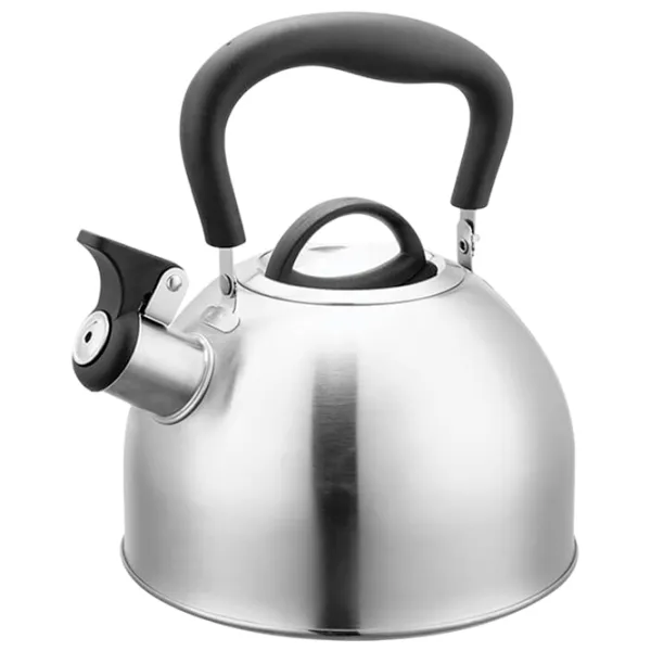 Чайник Feel-Maestro (MR-1336) серебр, 1.8л, нерж. сталь, свисток, для всех типов плит вкл-я индукционные купить по самой низкой цене