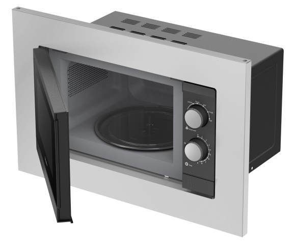 Микроволновая печь встраиваемая Hansa AMGB20M1SH SILVER 20л, микроволн. 800Вт. купить по самой низкой цене