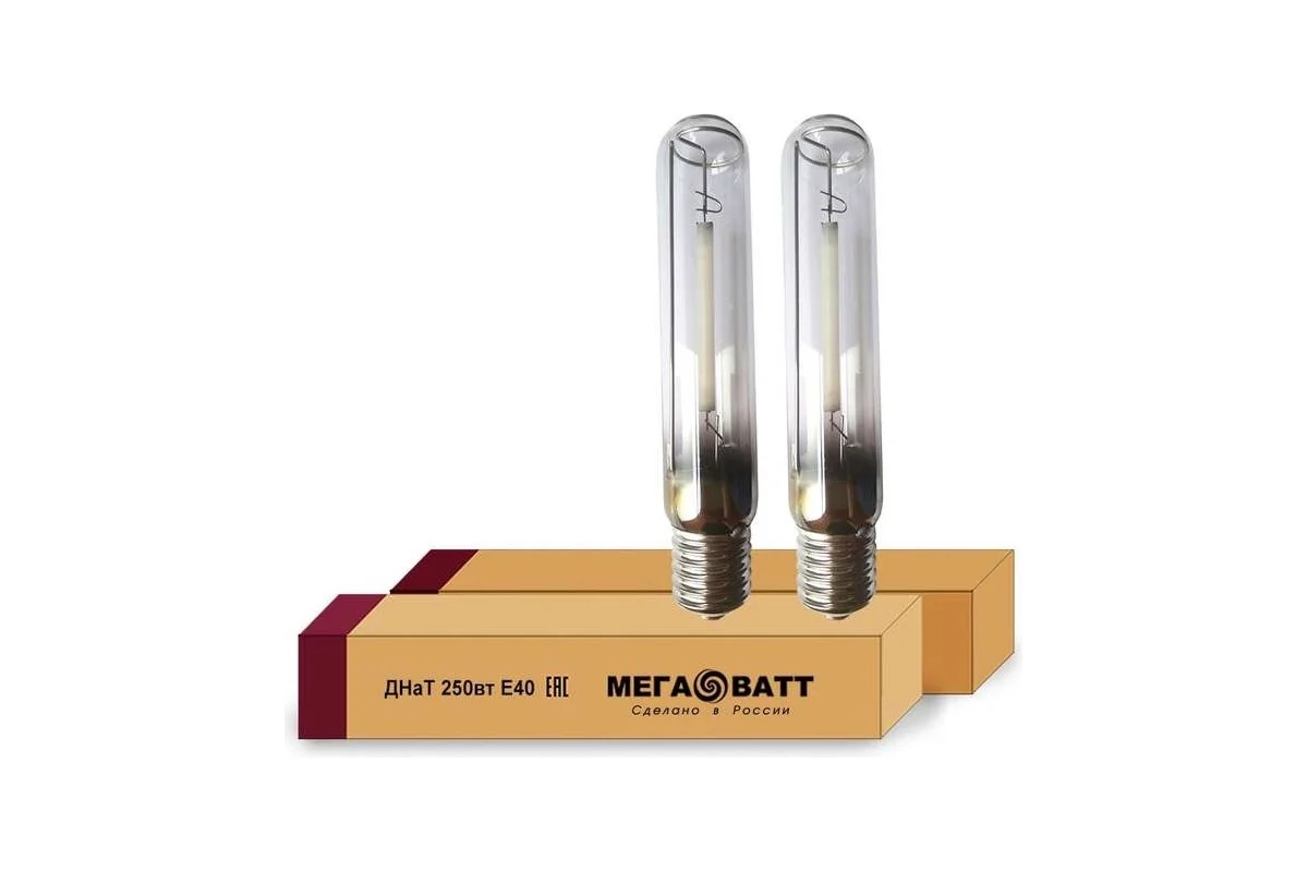 Лампа газоразрядная натриевая МЕГАВАТТ ДНаТ 250 E40 (25) 02942 купить по самой низкой цене