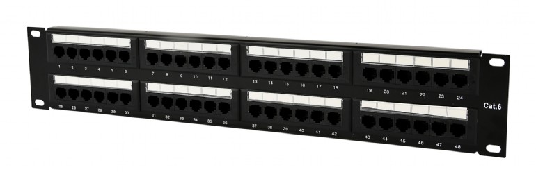Панель ETHERNET 19' PATCH PANEL UTP 48PORT CAT.6 NPP-C648CM-001 купить по самой низкой цене