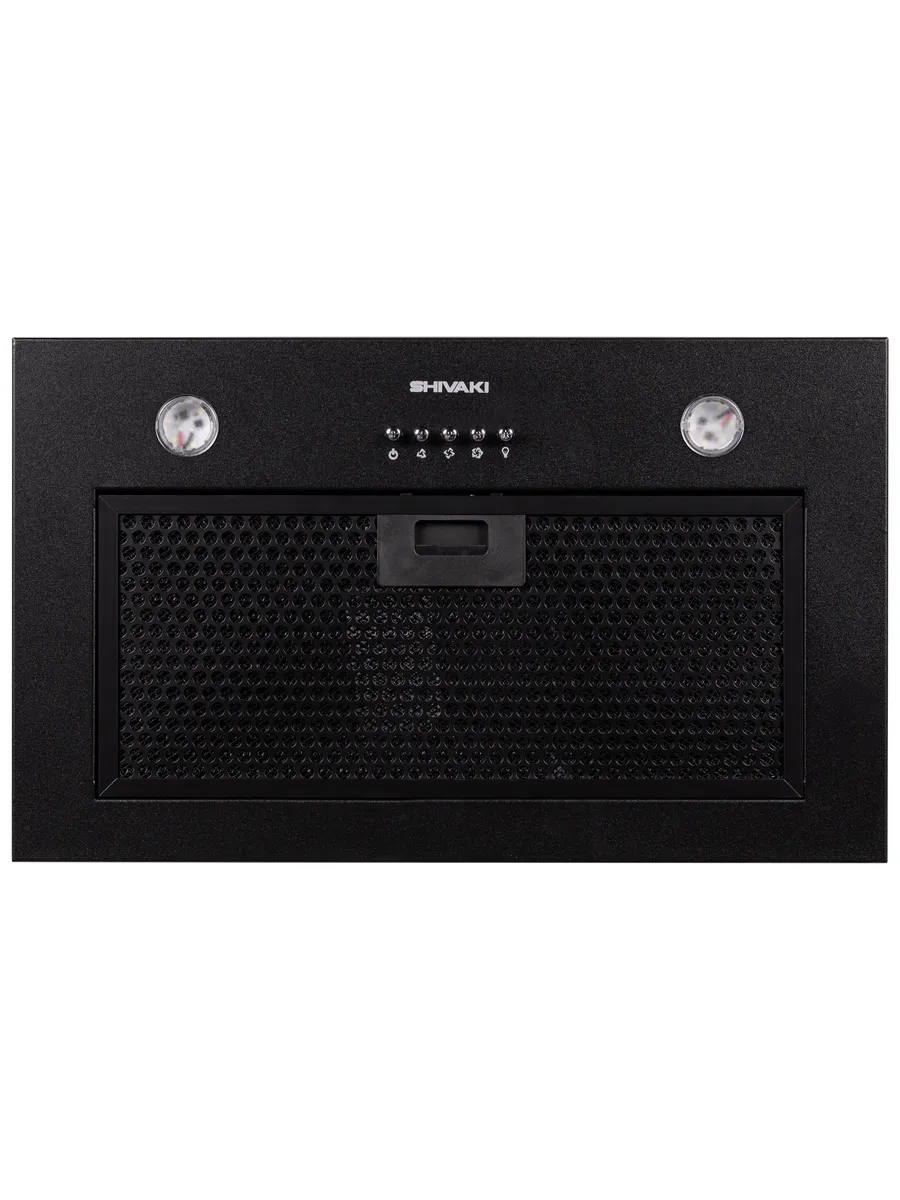Вытяжка  встраиваемая SHIVAKI (HD350C BL black) Canopy 350 400 м.куб/час 200х500х300 купить по самой низкой цене