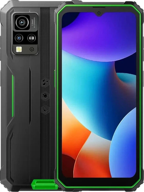Смартфон BLACKVIEW BV4800 Pro 4/128GB GREEN  6.56' (1612x720) IPS, 2*SlMs + 1* TF card, 16/8Mp купить по самой низкой цене