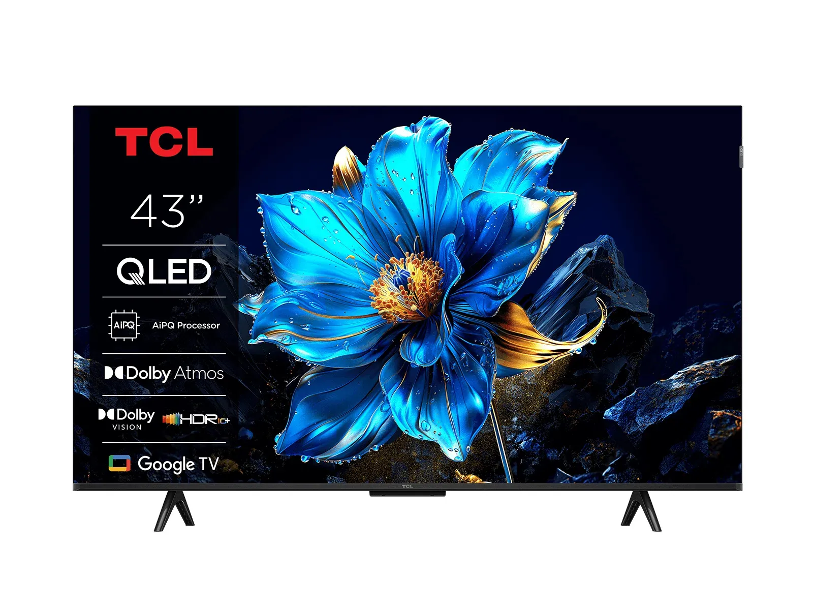 43' Телевизор QLED TCL 43T69C SmTV, 4K UHD, WF/BT/Lan, Google TV, HDR10+,  DVB-T2/C/S2 купить по самой низкой цене