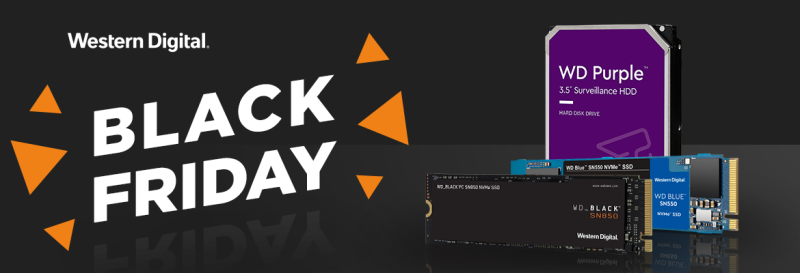 Накопители WD со скидками...