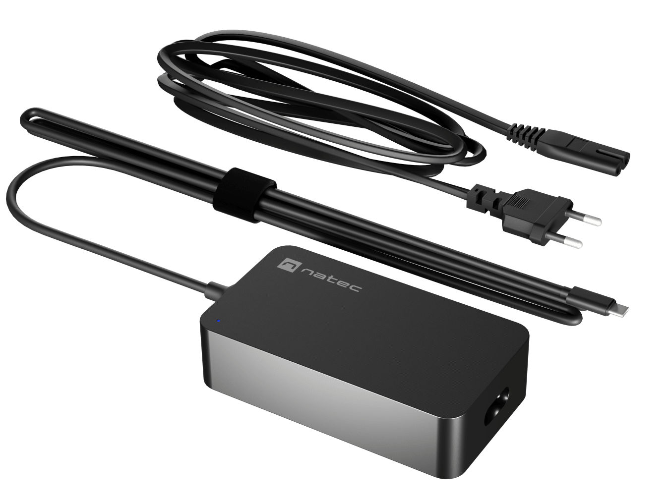Адаптер питания для ноутбуков/планшетов/телефонов NATEC GRAYLING GaN USB-C 65W (NZU-2361) купить по самой низкой цене