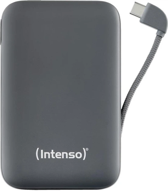 Power Bank INTENSO S10000 (7333034) 10000мАч, Li-Pol, GREY   (Встроенный кабель USB-C + 1*USB-C) купить по самой низкой цене