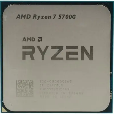 CPU AMD Ryzen 7 5700G TRAY (100-000000263) S-AM4, 3.8Ghz (4.6Ghz max), 4Mb+16Mb, 8Core, TDP 65Вт, Vega 8 купить по самой низкой цене