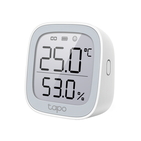 Датчик температуры и влажности TP-Link (Tapo T315) 868 МГц / 922 МГц, -20°C - 60°C, 2x AAA, Display: 2.7' купить по самой низкой цене