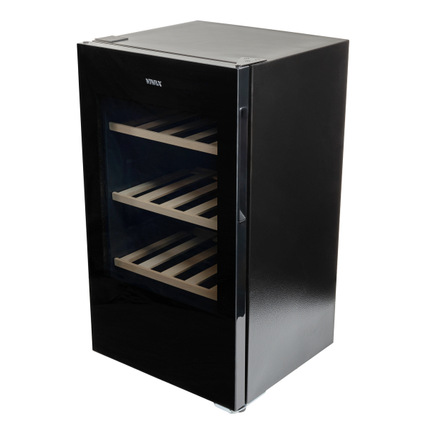 Холодильник винный VIVAX Low Frost CW-094S30 GB (30 бут/94л., диап.темп. 5-20°С,  3 полки) Black 0001325857 купить по самой низкой цене
