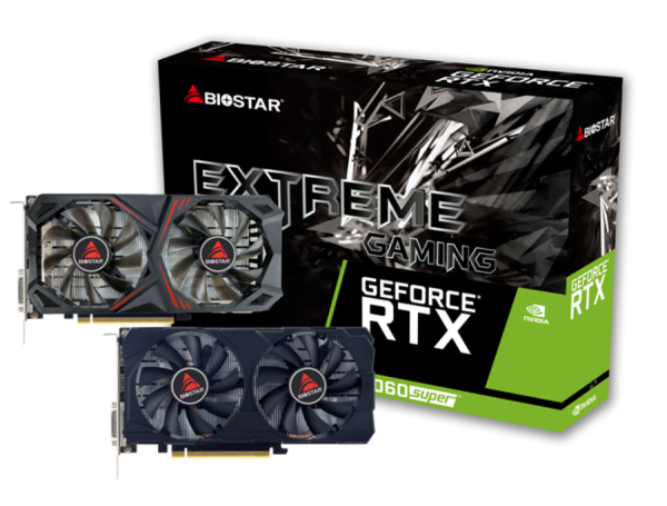 Видеокарта PCI-E 3.0 8Gb GDDR6 BIOSTAR GeForce RTX 2060 SUPER, 256b (VN2066RF82) DVI/HDMI купить по самой низкой цене