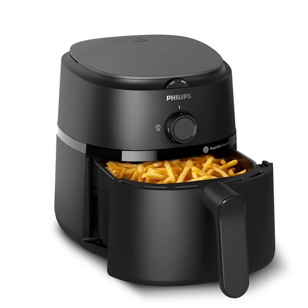 Аэрофритюрница  (аэрогриль) Philips 1000 Series Ovi NA110/00 (1300Вт, 3.2л, 80°C - 200°C) чёрная купить по самой низкой цене