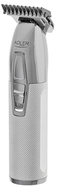Триммер Adler (AD-2836) 4 съёмные насадки (1,5, 3, 4,5, 6мм), питание акк. 1400 мАч, серебр. купить по самой низкой цене