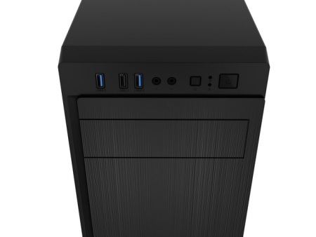 Корпус MidiTower ATX NATEC Aracanta (NPC-2326) Mini-ITX/mATX/ATX, черн. без БП, FAN 1*80mm купить по самой низкой цене