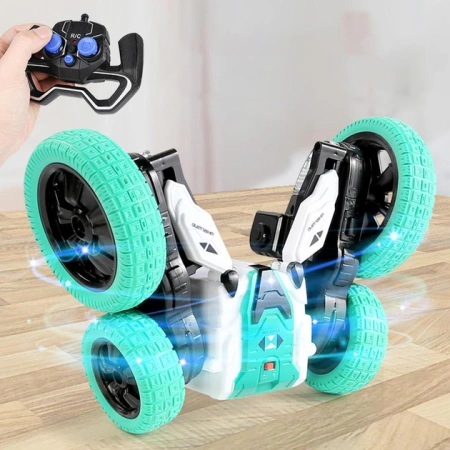 Машинка на радиоуправлении SHT DW02A Trick and Flip RC Car 2.4G (Green) купить по самой низкой цене