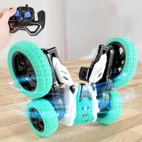 Машинка на радиоуправлении SHT DW02A Trick and Flip RC Car 2.4G (Green) купить по самой низкой цене