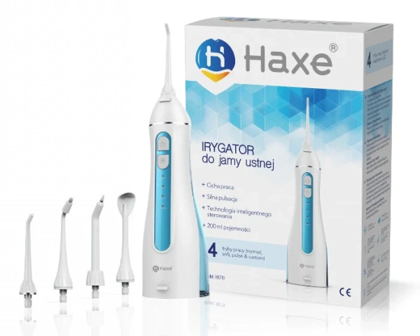 Ирригатор полости рта Haxe HX719 (аккум, 5 насадок, 200мл.) White купить по самой низкой цене
