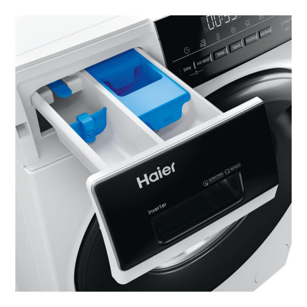 Стиральная машина Haier HW80-BP14939 (инвертор, 8кг, 1400об/м, класс A, фронталь.загр) белая купить по самой низкой цене